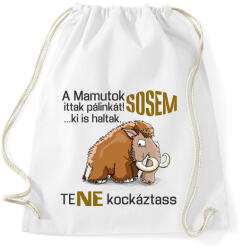 printfashion a mamutok sosem - Sportzsák, Tornazsák - Fehér (2083510)