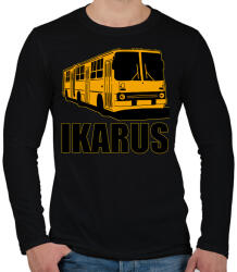 printfashion Ikarus - Férfi hosszú ujjú póló - Fekete (5354211)