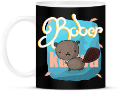 printfashion kurwa bober - Bögre - Fekete (15936597)