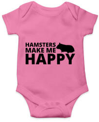 printfashion Hamsters make me happy - Baba Body - Rózsaszín (13441508)