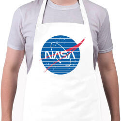printfashion Nasa logo - Kötény - Fehér (4914469)