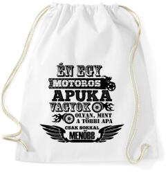 printfashion Motoros Apuka - Sportzsák, Tornazsák - Fehér (2342253)