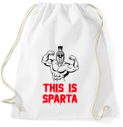 printfashion This is Sparta 1 - Sportzsák, Tornazsák - Fehér (11525342)