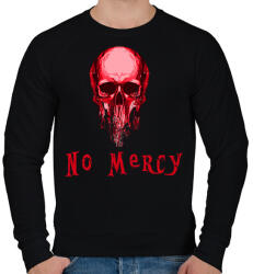printfashion no mercy - Férfi pulóver - Fekete (1480651)