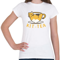 printfashion Kit-tea - Női póló - Fehér (7252428)