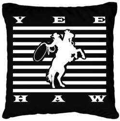 printfashion Yeehaw - Western - Párnahuzat, Díszpárnahuzat - Fekete (7499223)