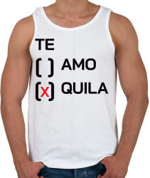 printfashion Te - quila - Férfi atléta - Fehér (7068899)