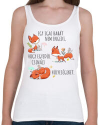 printfashion Igazi barát - Női atléta - Fehér (7084758)