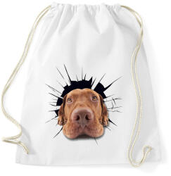 printfashion Vizsla - Sportzsák, Tornazsák - Fehér (912804)