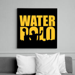 printfashion Water polo - Vízilabda - Vászonkép - Fekete (15924636)
