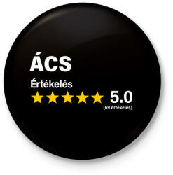 printfashion Ács Értékelés ***** 5.0 (69 értékelés) - Kitűző, hűtőmágnes - Fekete (16424096)