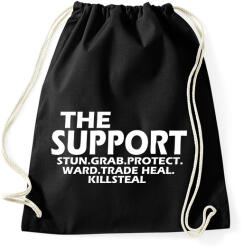 printfashion Support things - Sportzsák, Tornazsák - Fekete (1824098)