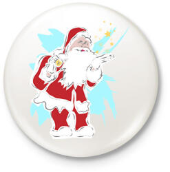 printfashion Karácsony5 - Kitűző, hűtőmágnes - Fehér (11008165)
