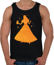 printfashion Hercegnő - Férfi atléta - Fekete (5095420)