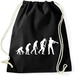 printfashion Floss dance evolúció - Sportzsák, Tornazsák - Fekete (1421239)