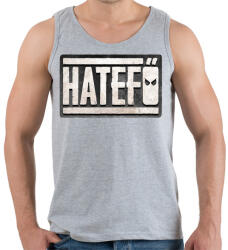 printfashion Hatefő - Férfi atléta - Sport szürke (459408)