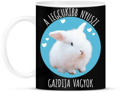 printfashion A legcukibb nyuszi gazdija - Bögre - Fekete (7341271)