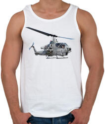 printfashion AH-1 Cobra - Férfi atléta - Fehér (490987)
