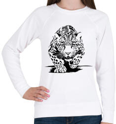 printfashion leopárd - Női pulóver - Fehér (16142157)