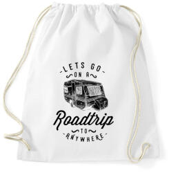 printfashion Gyerünk kirándulni - Sportzsák, Tornazsák - Fehér (150431)