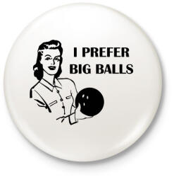 printfashion Nagy golyók - Kitűző, hűtőmágnes - Fehér (3077765)