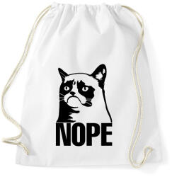 printfashion Nope - Sportzsák, Tornazsák - Fehér (3559408)