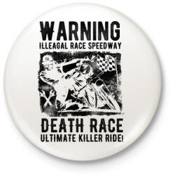 printfashion Illegális futam - Kitűző, hűtőmágnes - Fehér (3074233)