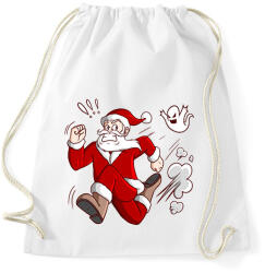 printfashion Mikulás és a szellem - Sportzsák, Tornazsák - Fehér (1956622)