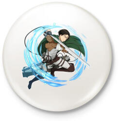 printfashion Attack on Titans - Kitűző, hűtőmágnes - Fehér (3089323)