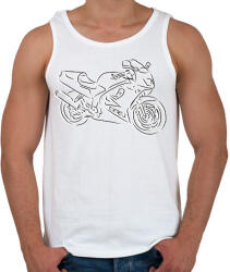 printfashion honda vfr2 - Férfi atléta - Fehér (2907733)