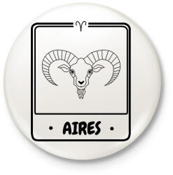 printfashion kos - Kitűző, hűtőmágnes - Fehér (13627240)