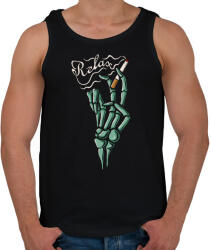 printfashion Relax - Férfi atléta - Fekete (2960012)