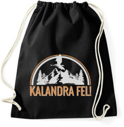 printfashion Kalandra fel! (Sötét póló) - Sportzsák, Tornazsák - Fekete (2664678)