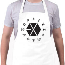 printfashion EXO logo - Kötény - Fehér (4911707)