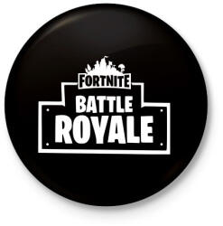 printfashion Fortnite Battle Royale - Kitűző, hűtőmágnes - Fekete (3095268)