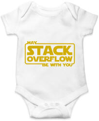 printfashion A Stack Overflow legyen veled - Baba Body - Fehér (3921375)
