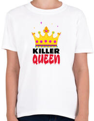 printfashion KILLER QUEEN2 - Gyerek póló - Fehér (10777729)