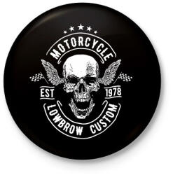 printfashion Nyárspolgár - Kitűző, hűtőmágnes - Fekete (3091385)