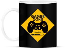 printfashion Gamer zone - Bögre - Fekete (5308530)