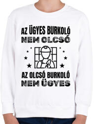 printfashion Ügyes burkoló - Gyerek pulóver - Fehér (14698650)