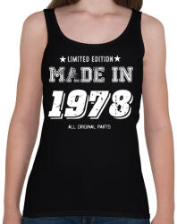 printfashion 1978 - Női atléta - Fekete (4049918)