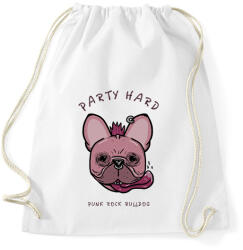 printfashion Party Hard - Sportzsák, Tornazsák - Fehér (9470420)