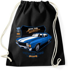 printfashion muscle car - Sportzsák, Tornazsák - Fekete (13675970)