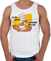 printfashion Az én uram - Férfi atléta - Fehér (2149028)