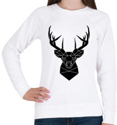 printfashion deer - Női pulóver - Fehér (5208022)