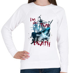 printfashion davytheme-01. png - Női pulóver - Fehér (390582)
