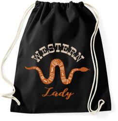 printfashion Western Lady - Sportzsák, Tornazsák - Fekete (7508080)