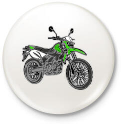 printfashion klx - Kitűző, hűtőmágnes - Fehér (3090243)