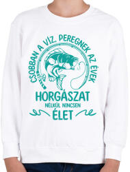printfashion Csobban az víz - Gyerek pulóver - Fehér (13786939)