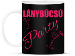 printfashion Lánybúcsú party - Bögre - Fekete (13571153)